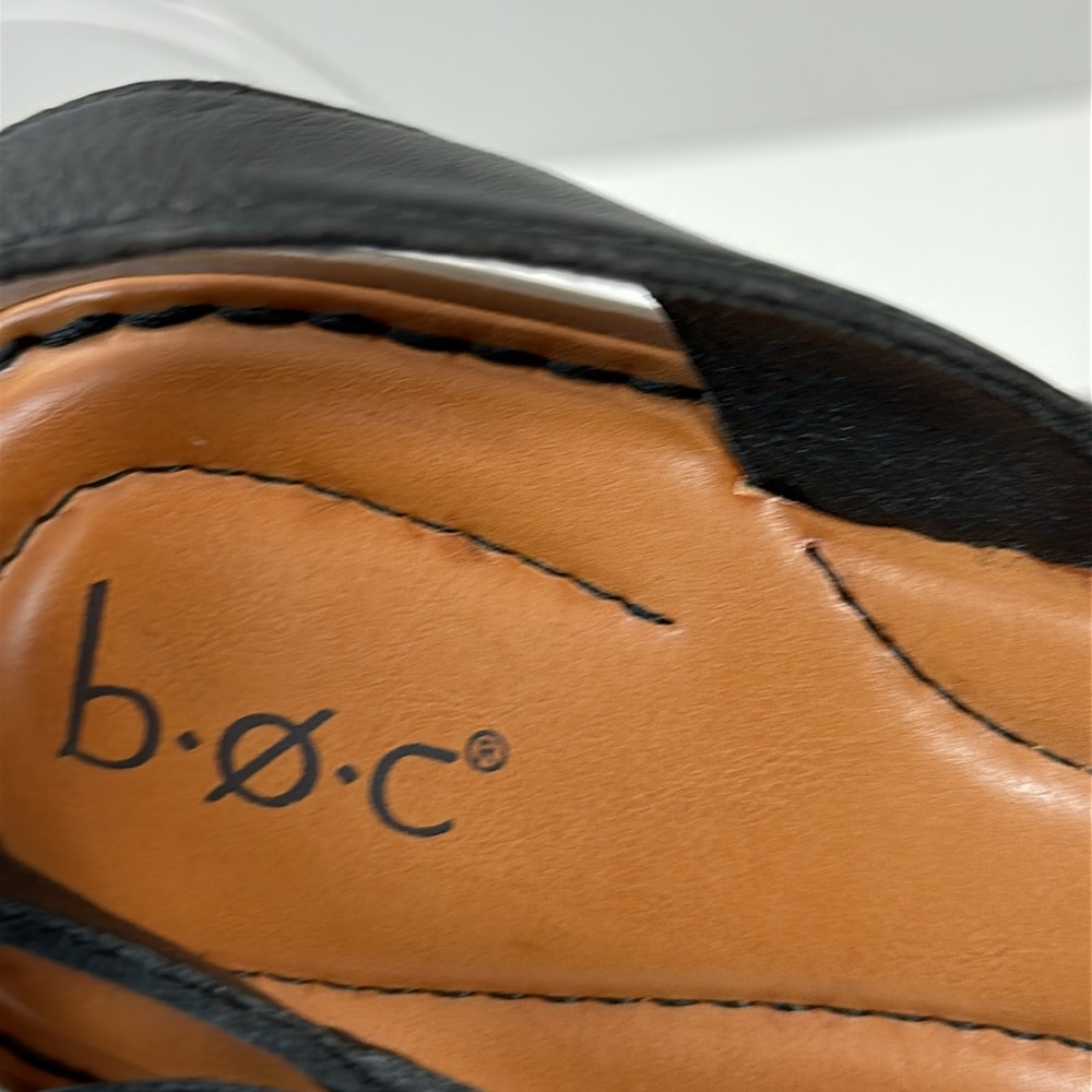 BOC Didi Black Leather Sandals Size 10 - Picture 10 of 15